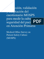 Traducción, Validacióny Sdaptacióndel MOSPS