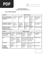 Written Fairy Tale Grid