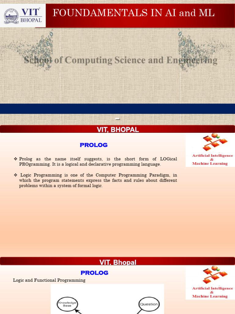 Prolog Fundamentals in AI and ML | PDF