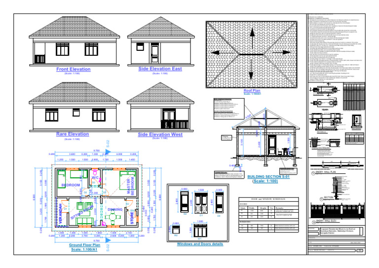 Residential Building Specifications Guide | PDF | Wall | Shower