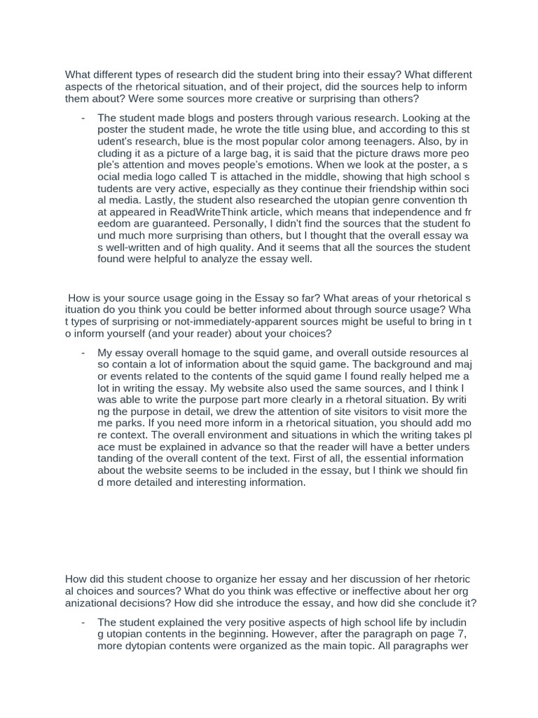 IP Essay Self-Assessment Start Assignment | PDF | Essays | Cognition