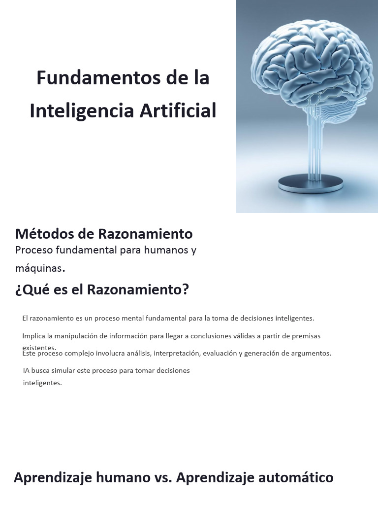 Fundamentos del Razonamiento en IA | PDF | Inteligencia artificial ...