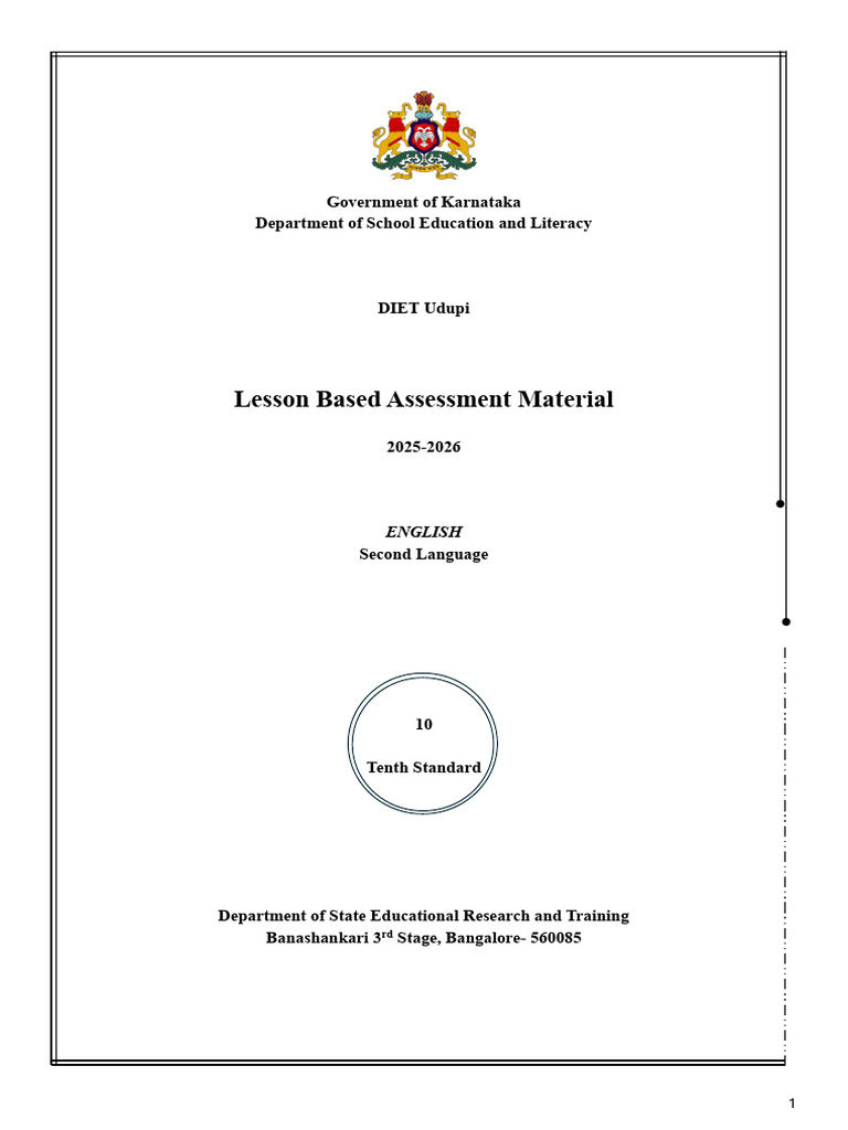 10th Standard English LBA Guide | PDF | Syntax | Linguistics