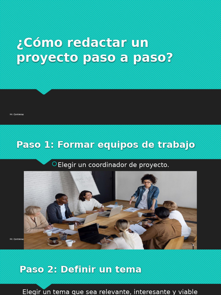 Cómo Redactar Un Proyecto Paso A Paso | PDF | Lluvia de ideas ...