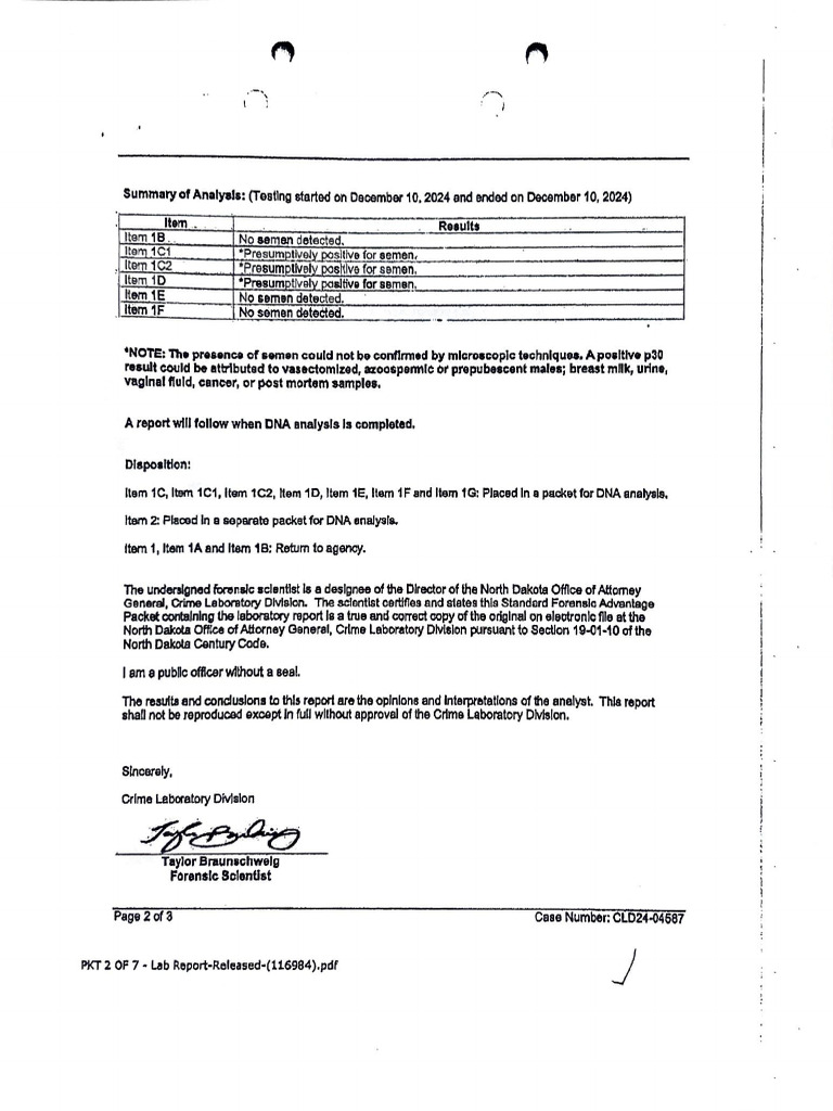 Forensic Analysis Report Summary | PDF | Forensic Science | Human ...