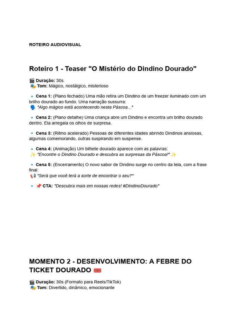 Roteiro Audiovisual Pdf