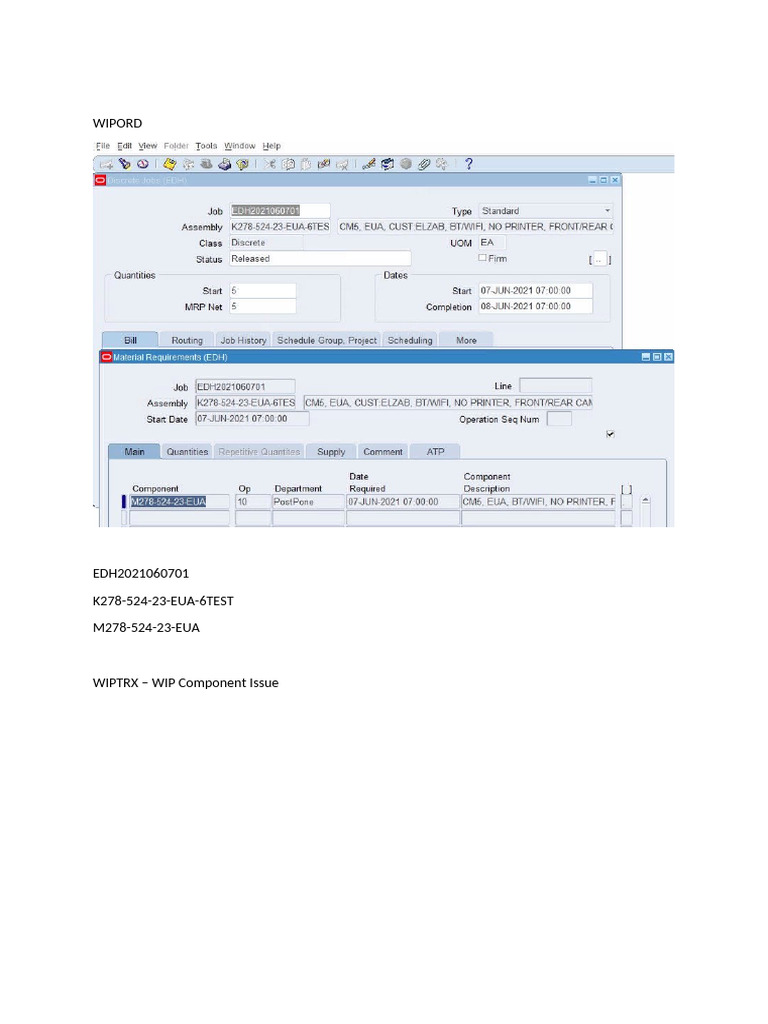 SIT Test Proofs Reconext Serial Genealogy | PDF