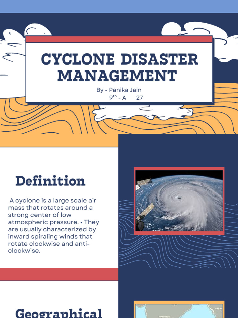 Cyclone Disaster Management Overview | PDF | Cyclone | Tropical Cyclones