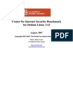 CIS Debian Benchmark v1.0