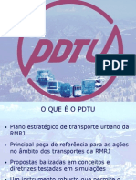 Apresentação da pesquisa Origem-Destino