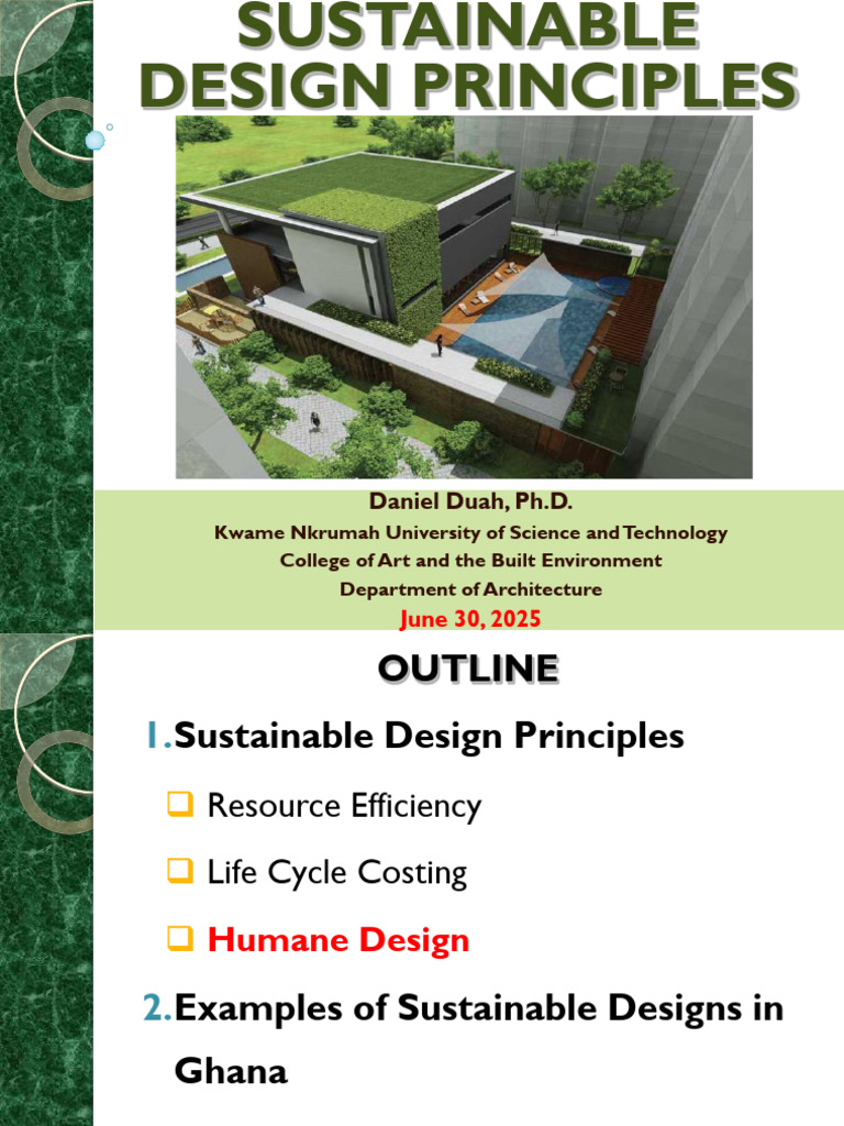Sustainable Design Principles Overview | PDF | Sustainable Design ...