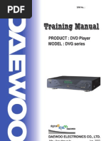 DVD Daewoo DVG Series Training Manual