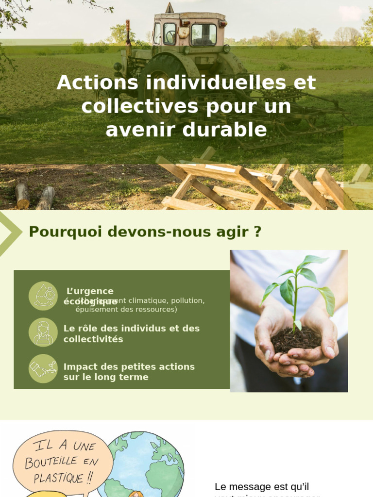 Agir pour un avenir durable : guide pratique | PDF
