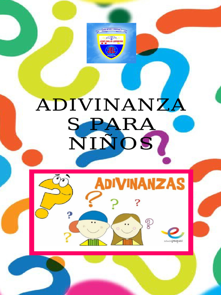 Adivinanzas para Niños de 3 a 10 Años | PDF