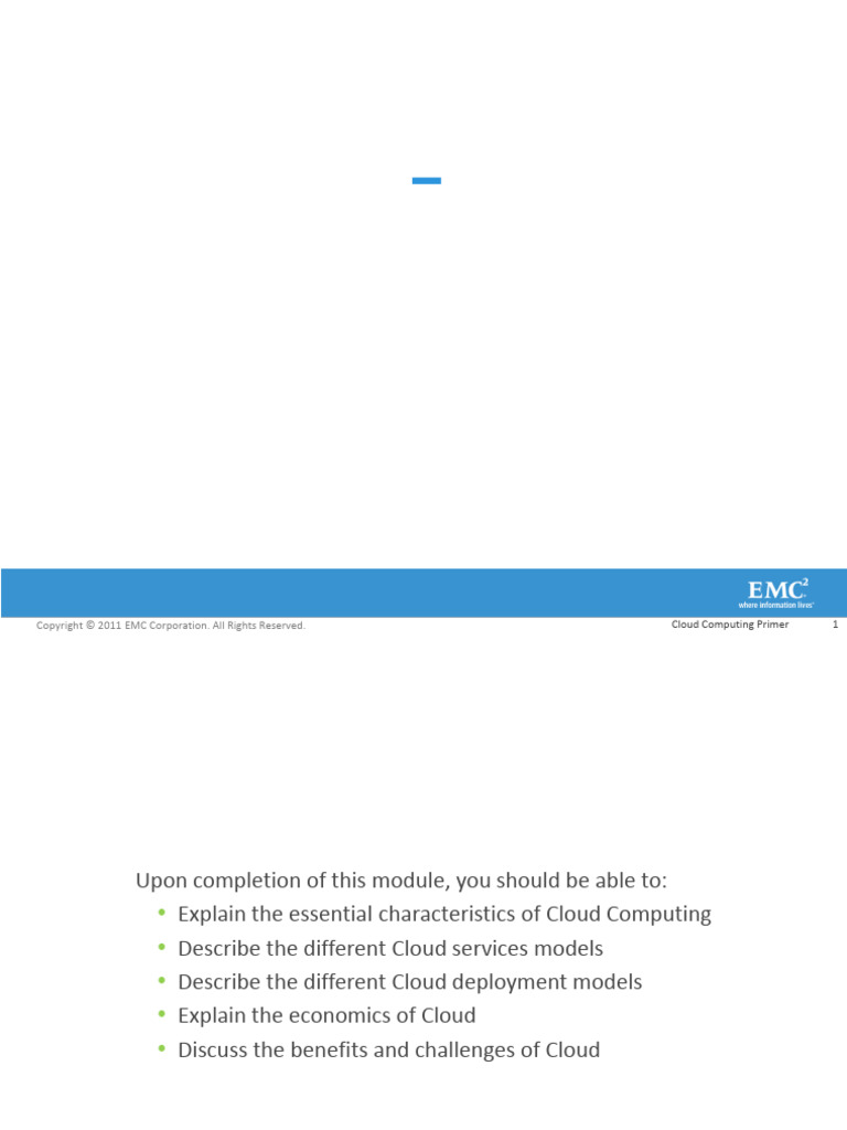 Cloud Computing Primer for Enterprises | PDF | Cloud Computing ...