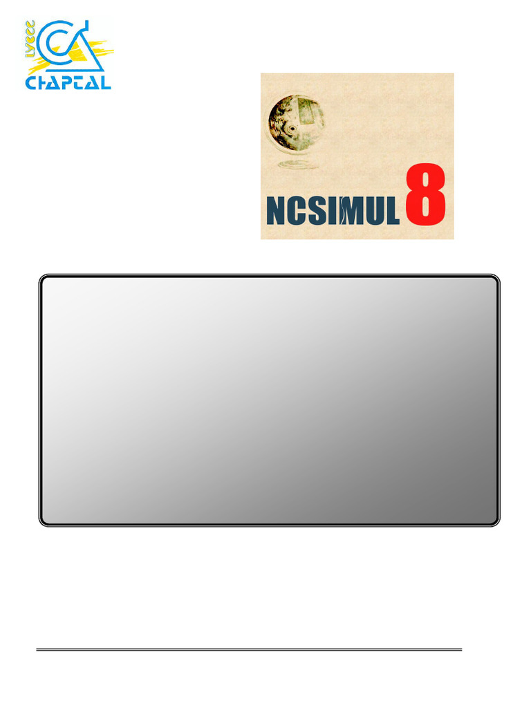 Guide de simulation NC Simul au lycée Chaptal | PDF | Usinage