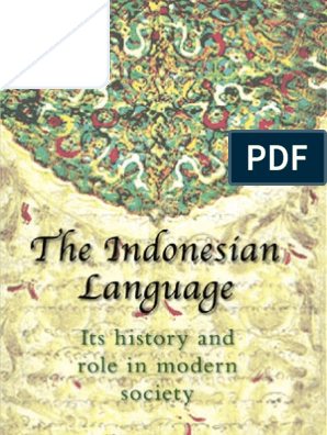 James Sneddon 2003 Indonesian Language Indonesia
