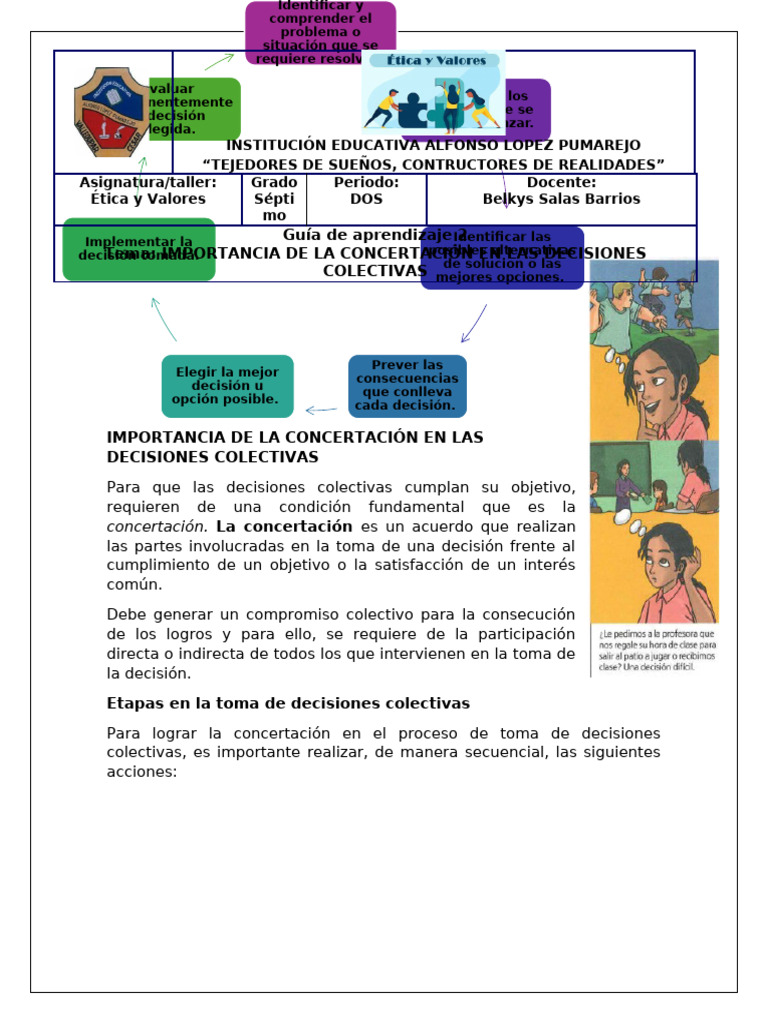 Guía 2 Importancia de La Concertación en Las Decisiones Colectivas ...