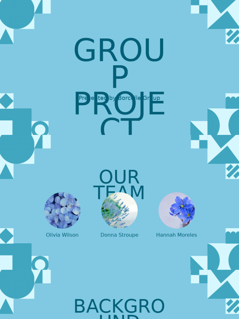 Blue Simple Geometric Group Project Presentation | PDF