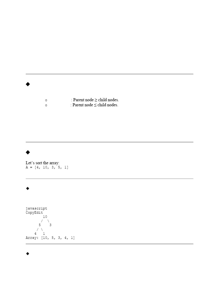 Heap Sort Algorithm Explained | PDF | Theoretical Computer Science ...