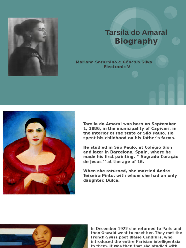 Tarsila Do Amaral Biography | PDF | Art Movements | Modern Art