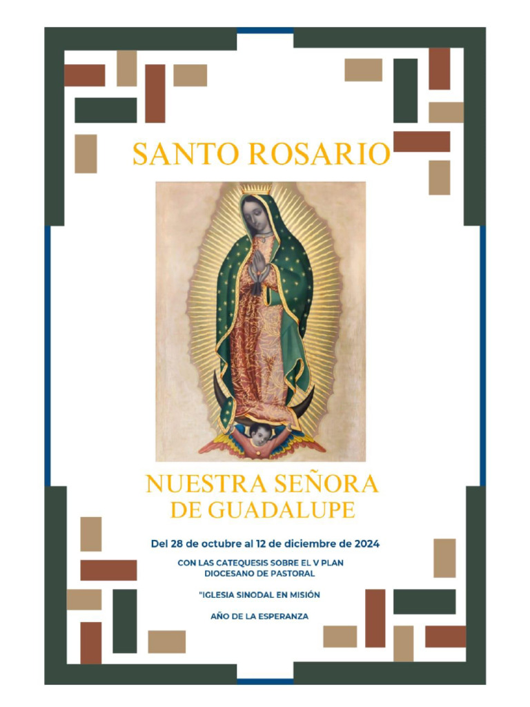 Guía Completa del Santo Rosario | PDF | María, madre de Jesús | eucaristía