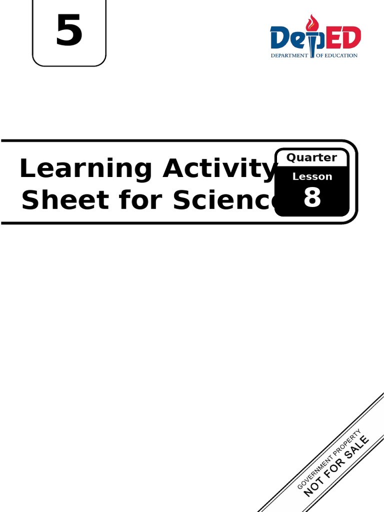 Grade 5 Science Activity Week 8 | PDF | Balloon | Science
