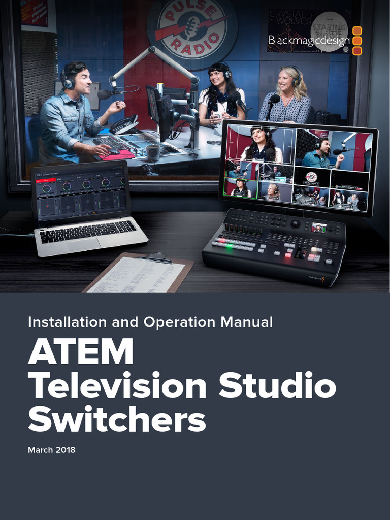 ATEM Switcher Installation Guide | PDF | Hdmi | Video