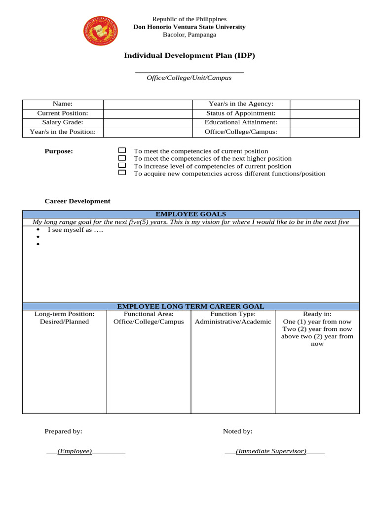Individual Development Plan | PDF