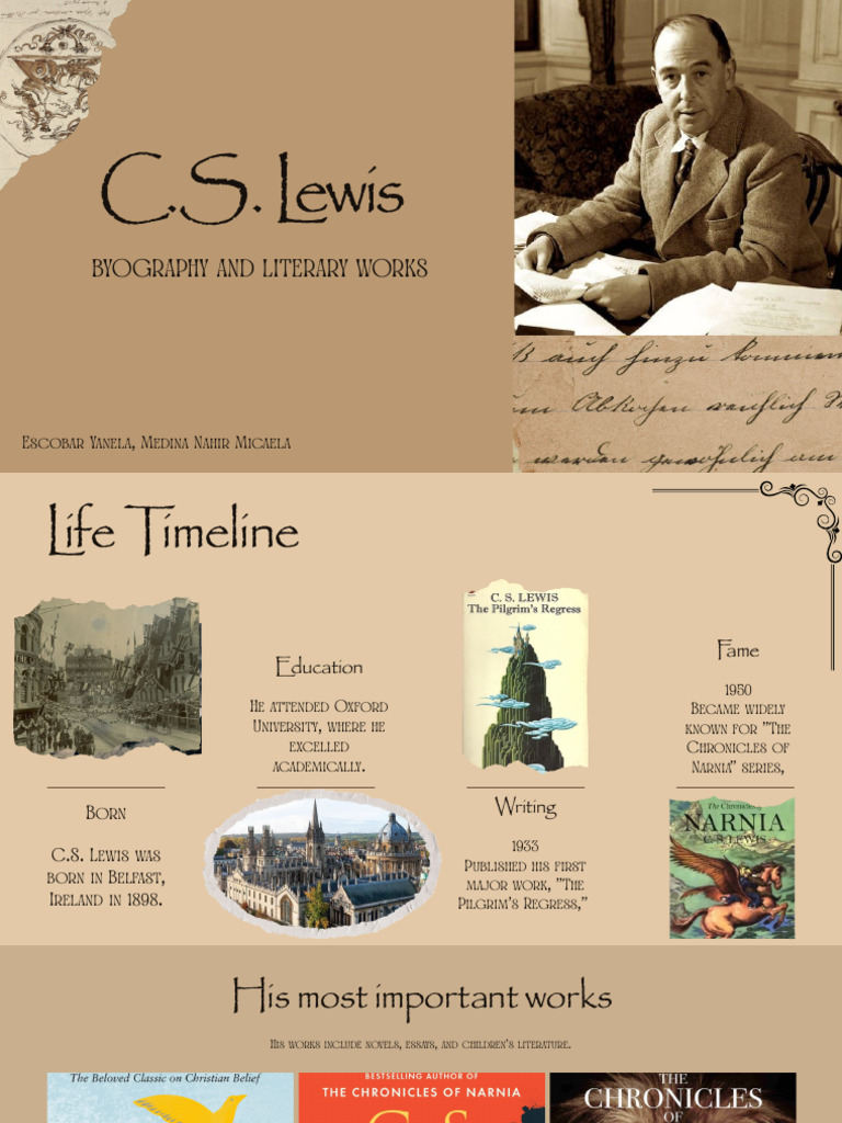 C.S. Lewis Life Timeline Overview | PDF