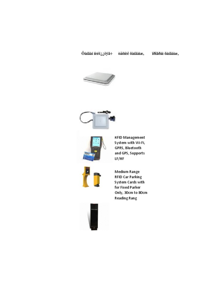 RFID Management System With Wi-Fi, GPRS, Bluetooth and GPS, Supports LF ...