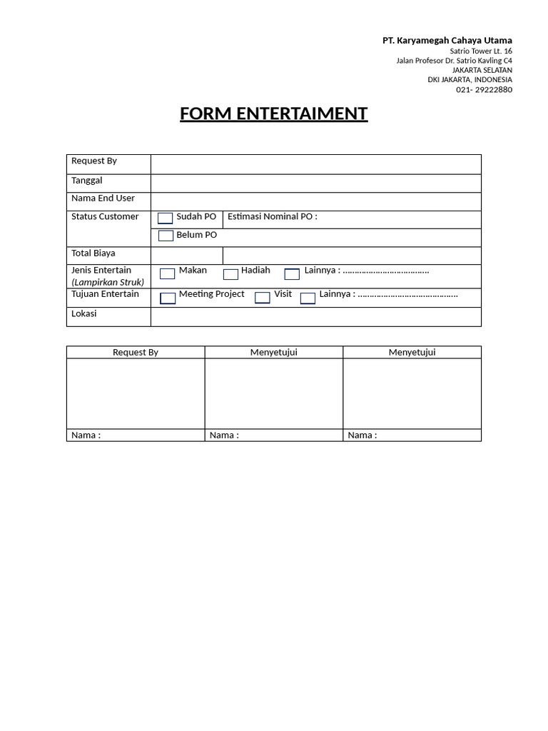 Form Entertaiment | PDF