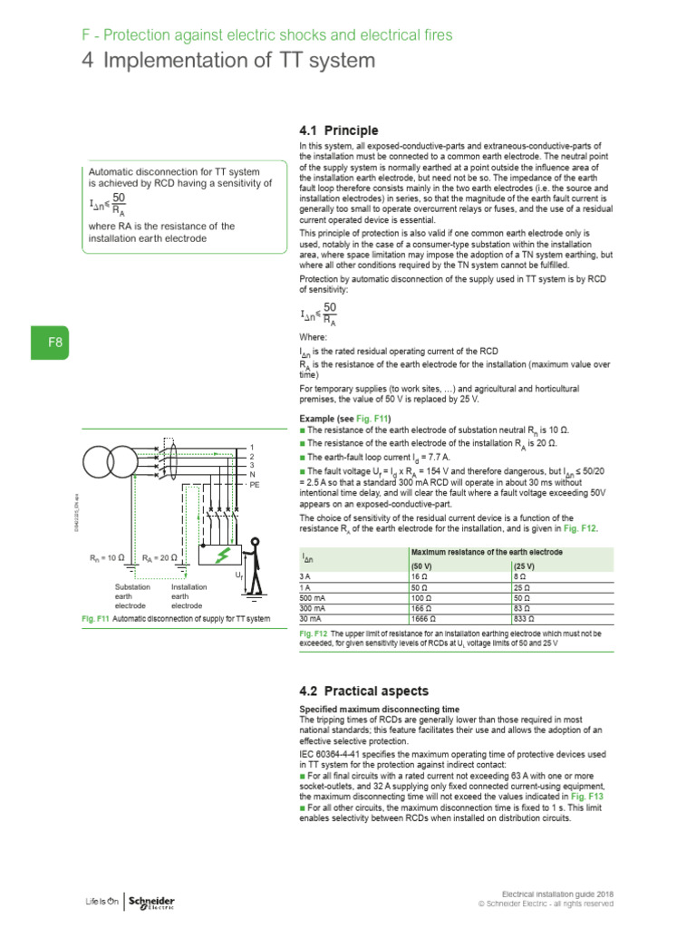 TT System Electrical Installation Guide | PDF | Electronics ...