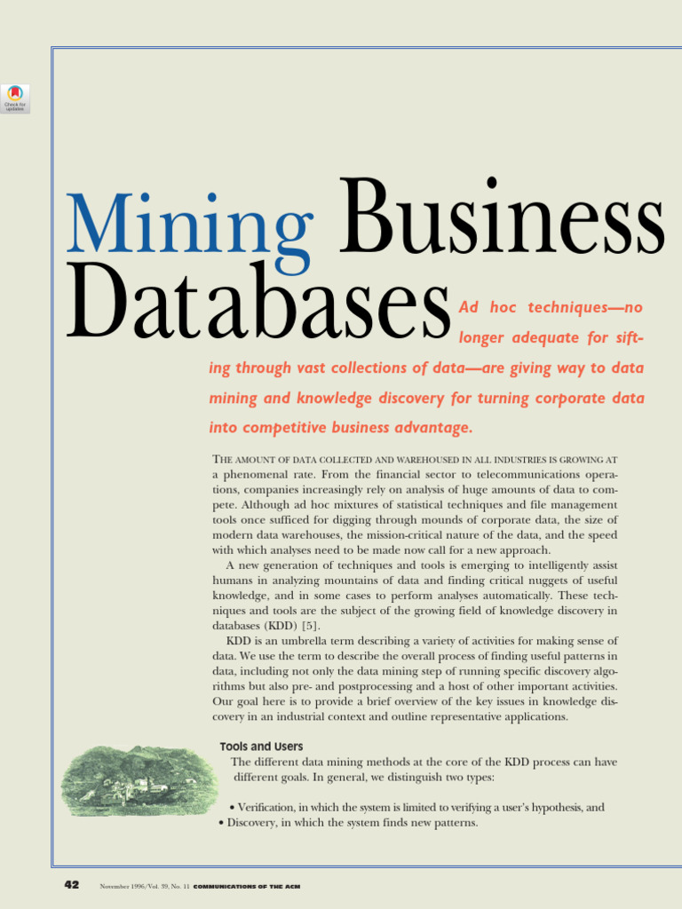 Knowledge Discovery in Databases Overview | PDF | Data Mining | Databases