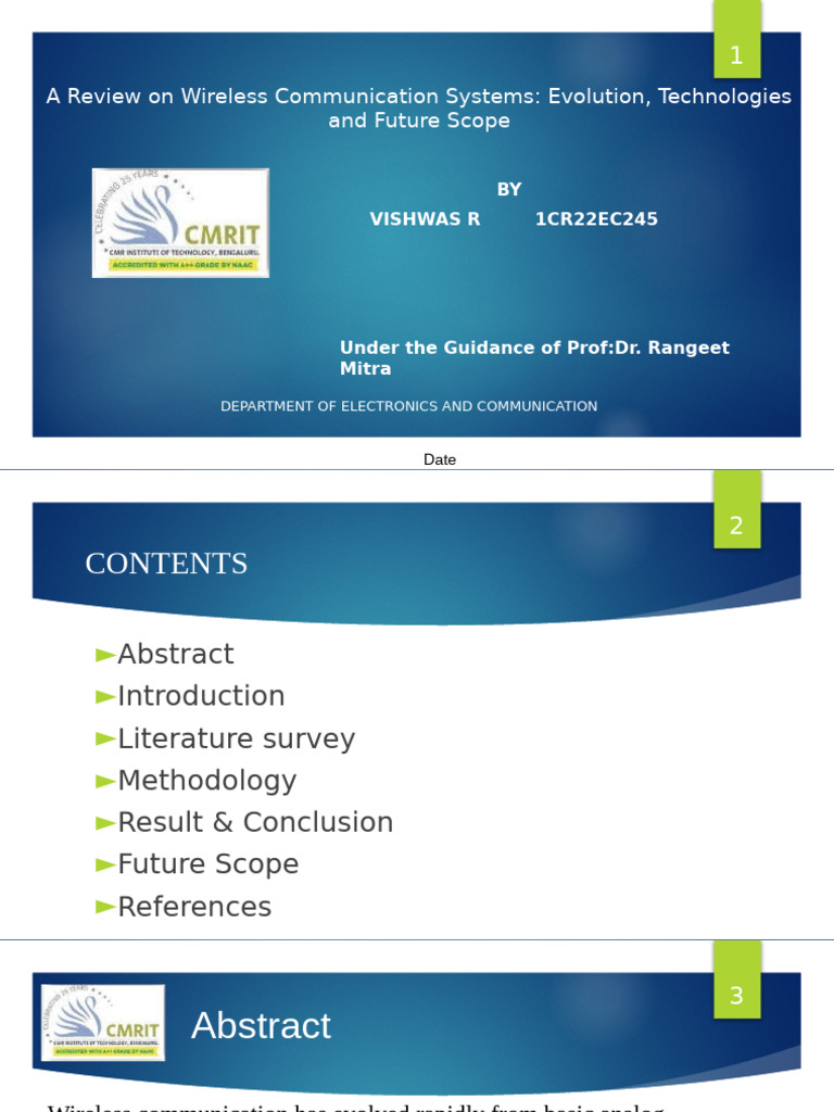 Wireless Report Presentation | PDF | Telecommunications Engineering ...