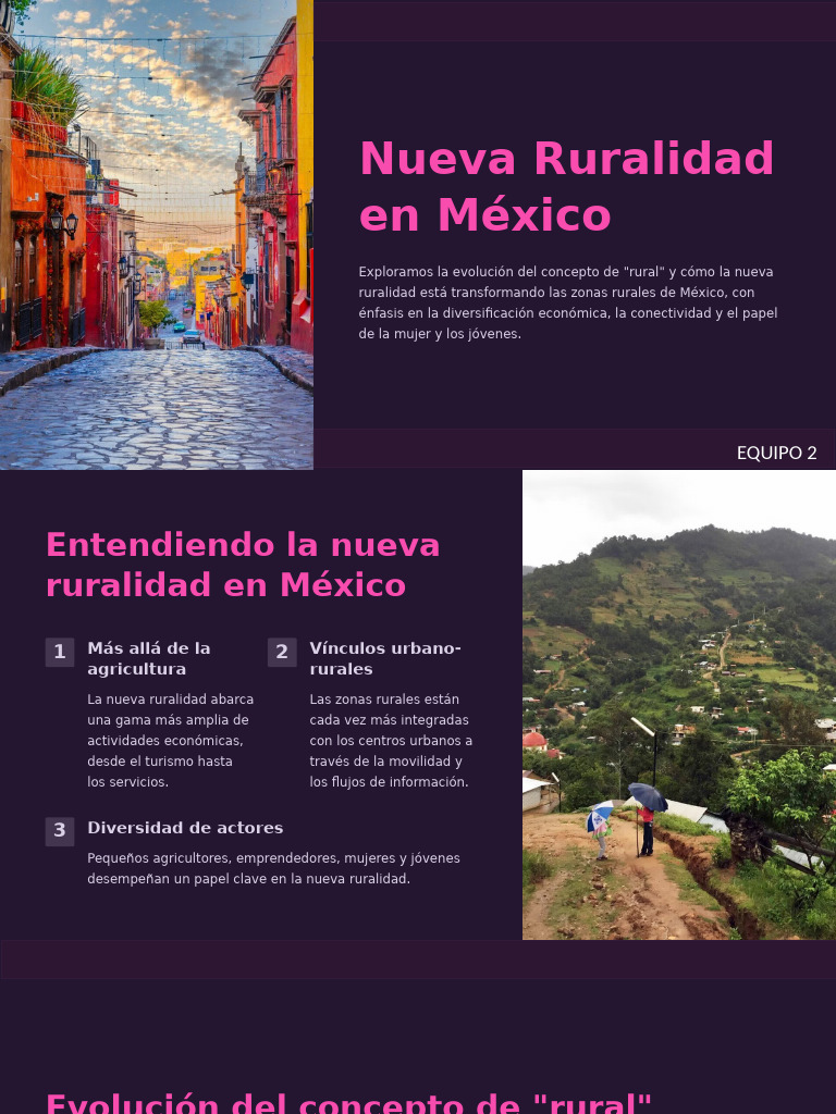 Transformación de la nueva ruralidad en México | PDF | Sustentabilidad ...