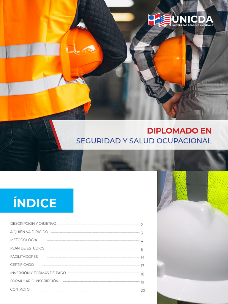 Diplomado en Seguridad y Salud Ocupacional | PDF | Higiene Ocupacional ...