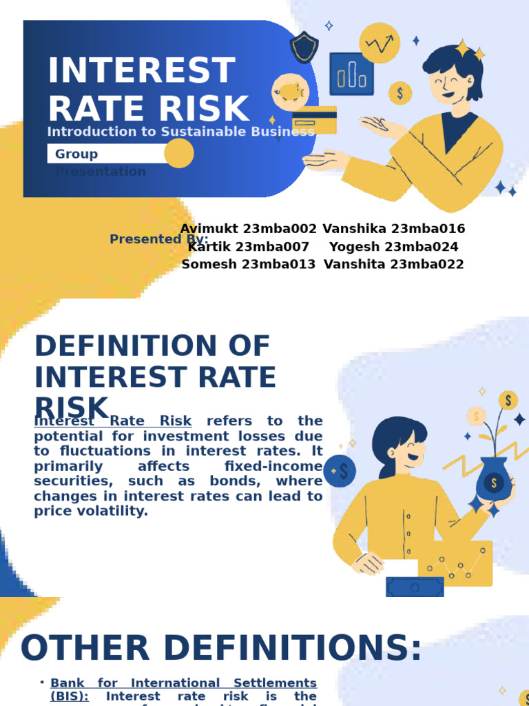 INTEREST RATE RISK - Introduction To Sustainable Business - MBA | PDF ...