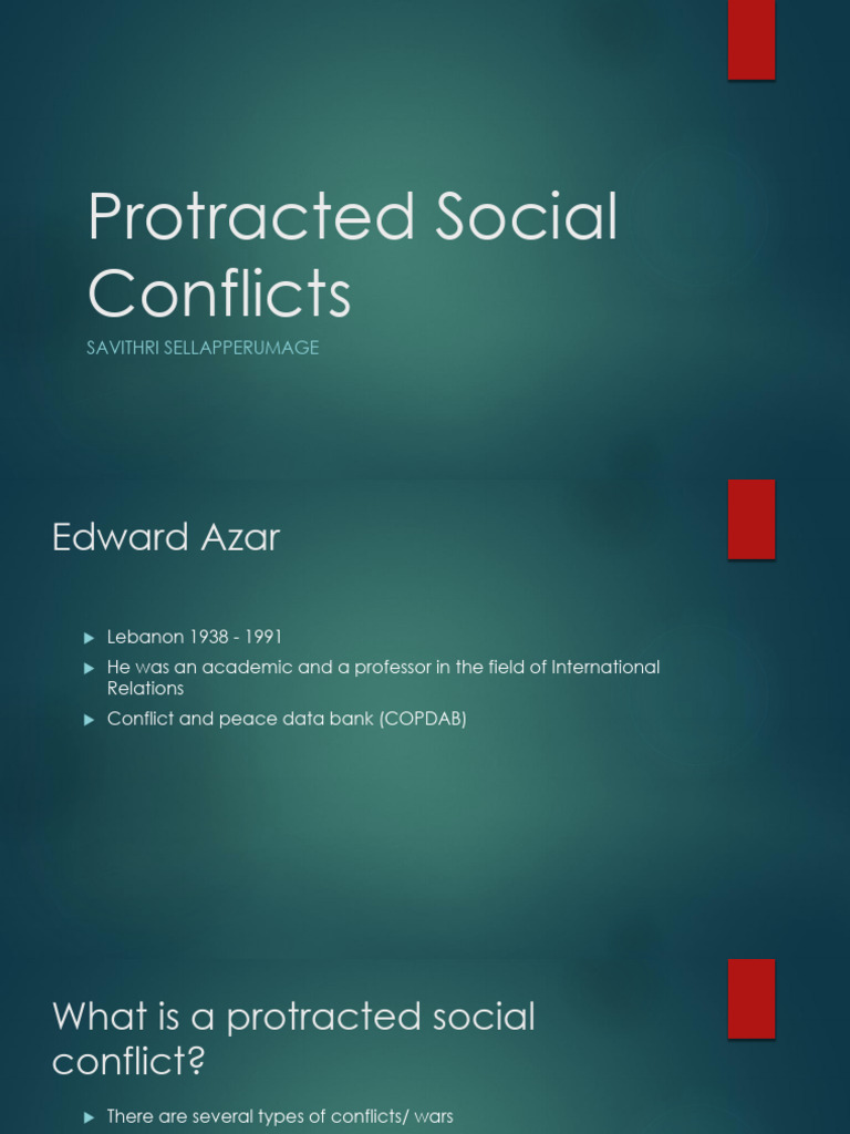 Understanding Protracted Social Conflicts | PDF | Aggression | Liberal ...