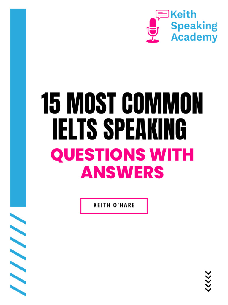Common IELTS Speaking Questions & Answers | PDF