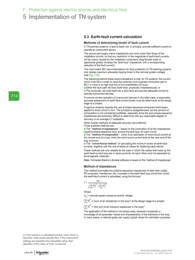 Earth-Fault Current Calculation - P1 | PDF | Electrical Impedance ...