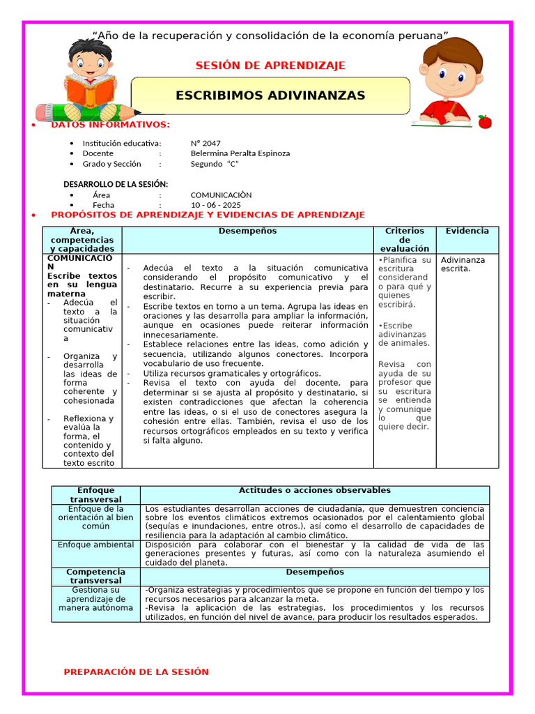Adivinanzas de Animales para Niños | PDF | Aprendizaje