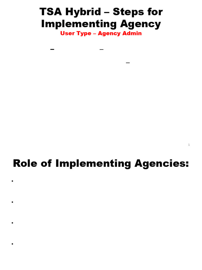 I A Mapping For Hybrid Tsa | PDF | Banks | Debits And Credits