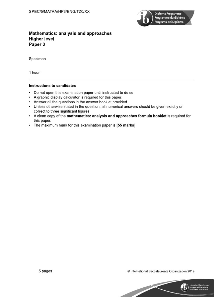 AAHL Paper 3 | PDF
