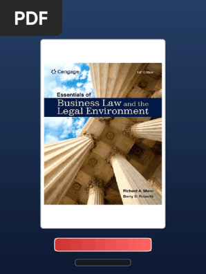 The Legal Environment of Business 第14版 The Legal Environment of Business 14th Edition pdf by med