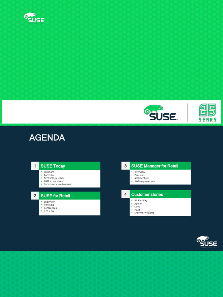 Susemanagerretail3 171203160247 | PDF | Linux | Point Of Sale