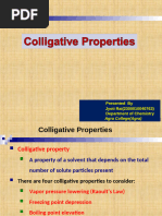 Colligative Properties Overview for Class 12 | PDF | Analytical ...