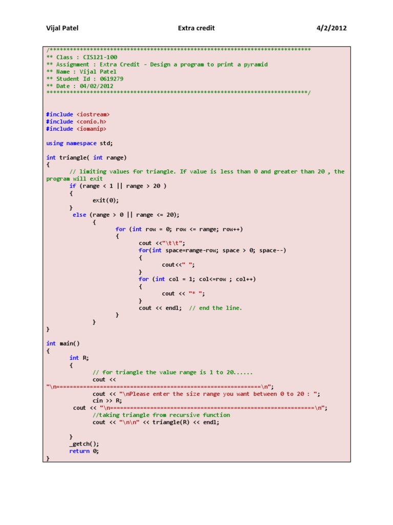 Extra Credit | PDF | Computer Programming | Areas Of Computer Science