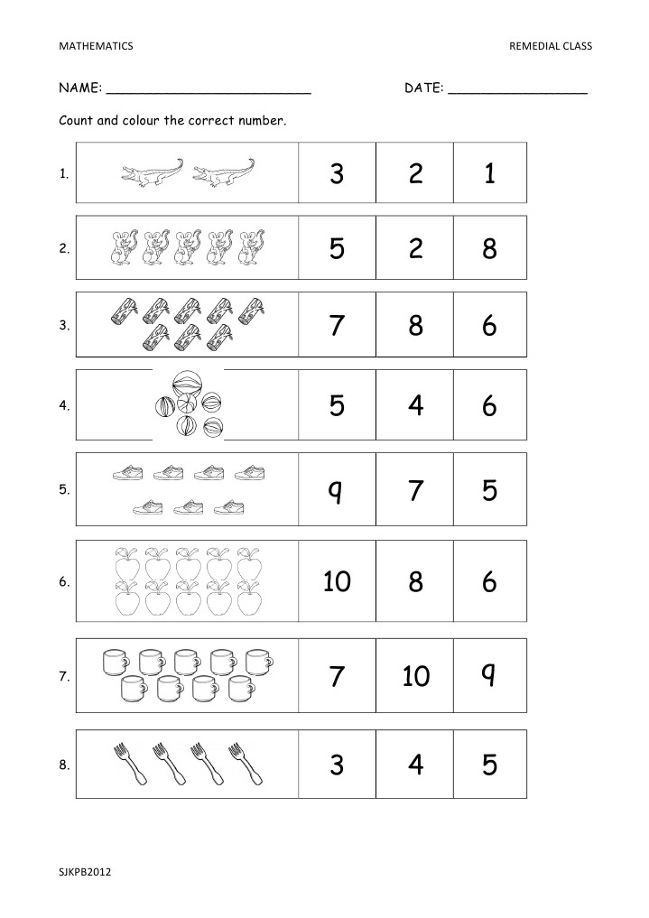 Math Counting for Young Learners | PDF