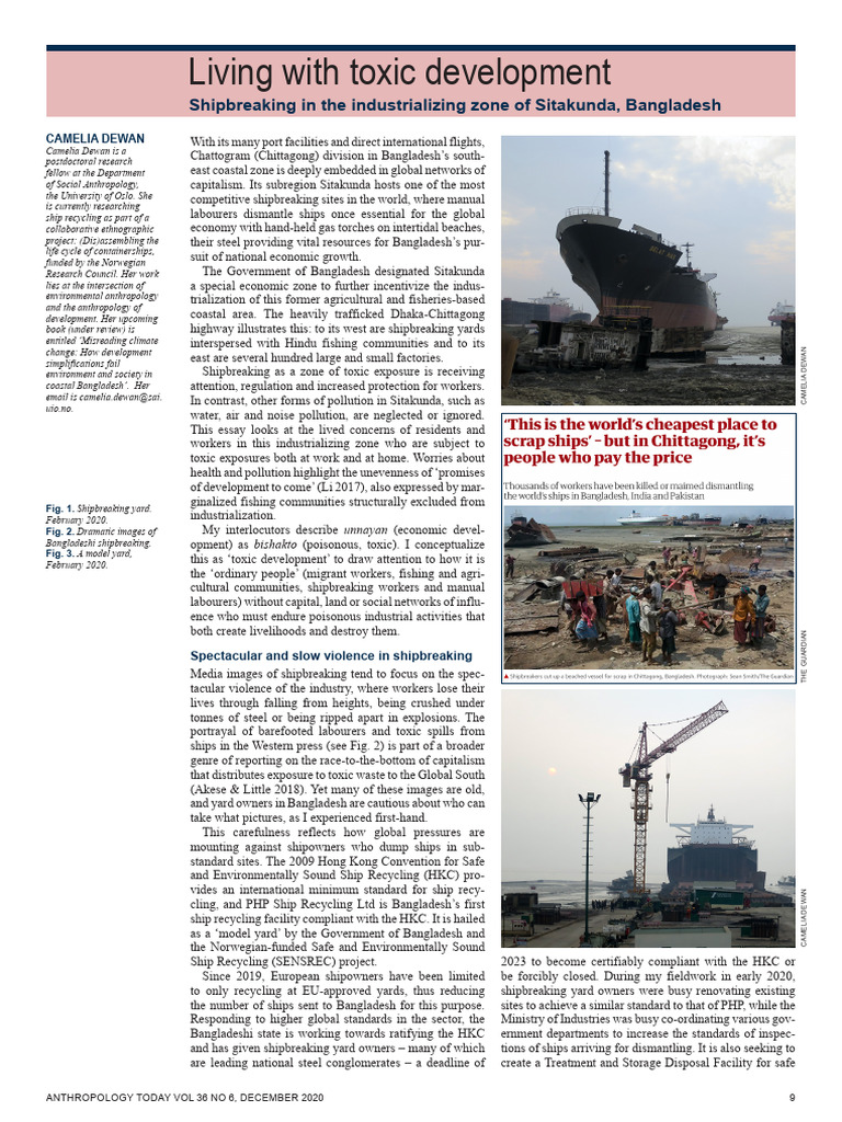 Toxic Development in Sitakunda, Bangladesh | PDF